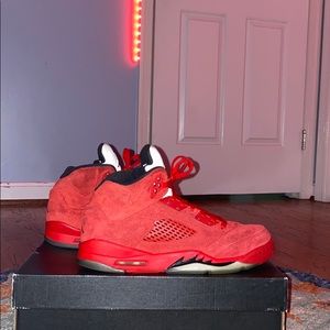 Air Jordan 5 Retro Red Suede